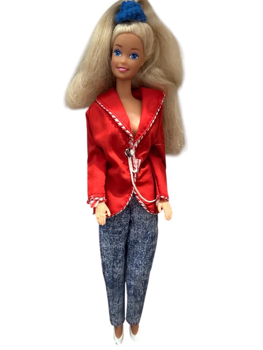 Vintage 1966 Mattel barbie doll with red Blazer Jacket with Contrast Trim - Picture 2 of 9